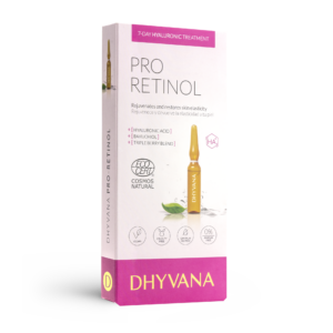 DHYVANA Prírodné sérum proti vráskam s Bakuchiolem PRO RETINOL - 7x2 ml