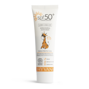 DHYVANA Prírodný minerálny opaľovací krém pre deti SPF 50+ - 50 ml