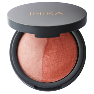 INIKA Organic Mineral Baked Blush Duo - Prírodná zapečená minerálna duo lícenka - Burnt Peach - 6,5 g