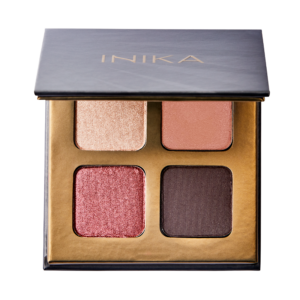 INIKA Organic Quad Eyeshadow Palette Flowers - Paleta prírodných očných tieňov Flowers - 8 g
