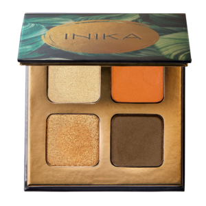 INIKA Organic Quad Eyeshadow Palette Sunset - Paleta prírodných očných tieňov Sunset - 8 g